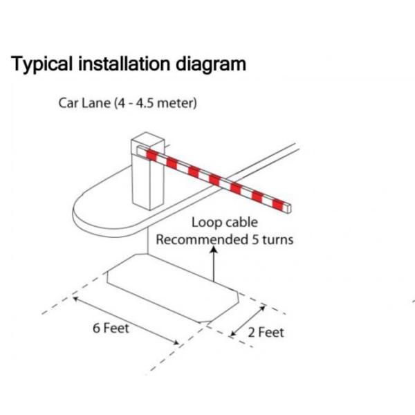 Two Relay Automatic Garage Door Opener Inductive Loop Vehicle Detector CE Approval
