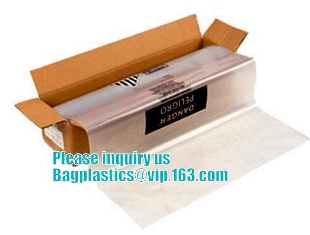 PE packing bag for Asbestos fibers, large size thicker LDPE asbestos remove bags, Large Asbestos Waste Removal Bags, pac