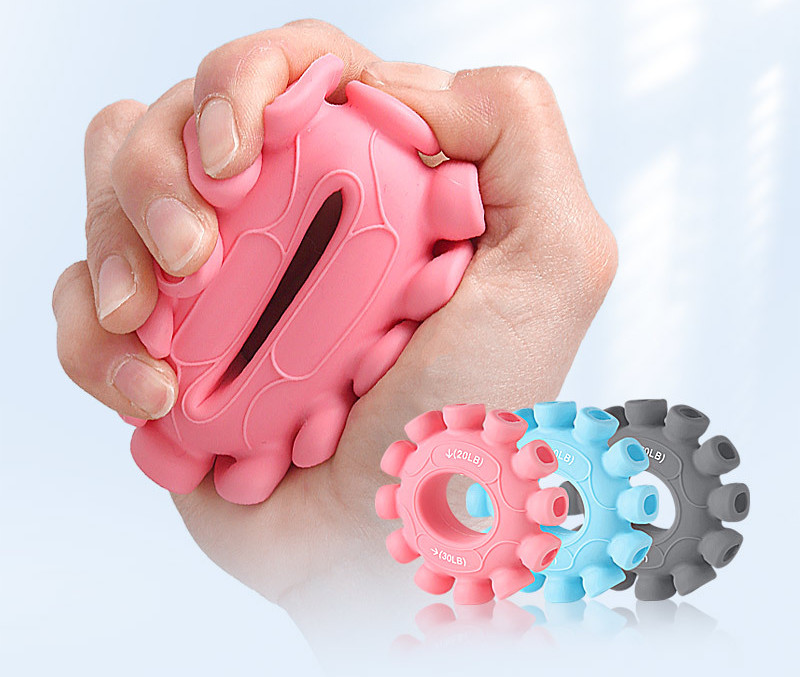 Silicone Grip Strength Trainer Suction Cup Hand Strengthener Grip Trainer For Rock Climbing Adjustable Finger Exerciser