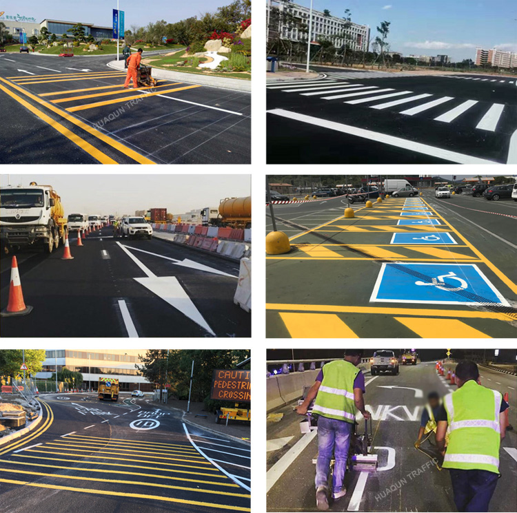 Hot Melt Thermoplastic Paint For Lane Marking 15% Intermix Glass Beads