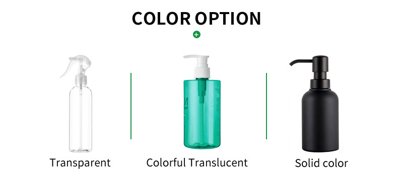 Blue 10 Oz 300ml Plastic Spray Bottles Solid Color Non Toxic PET PCR Packaging