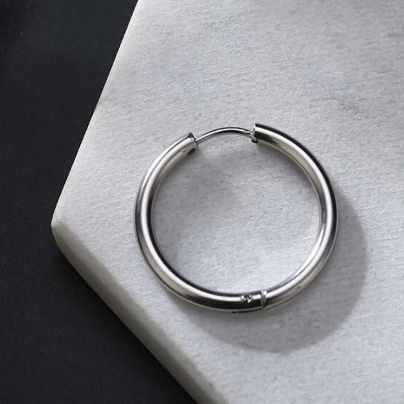 Fashion Body Jewelry 4 Colors Fancy Jewelry Cheap Unisex Mini Hoop Stainless Steel Earring