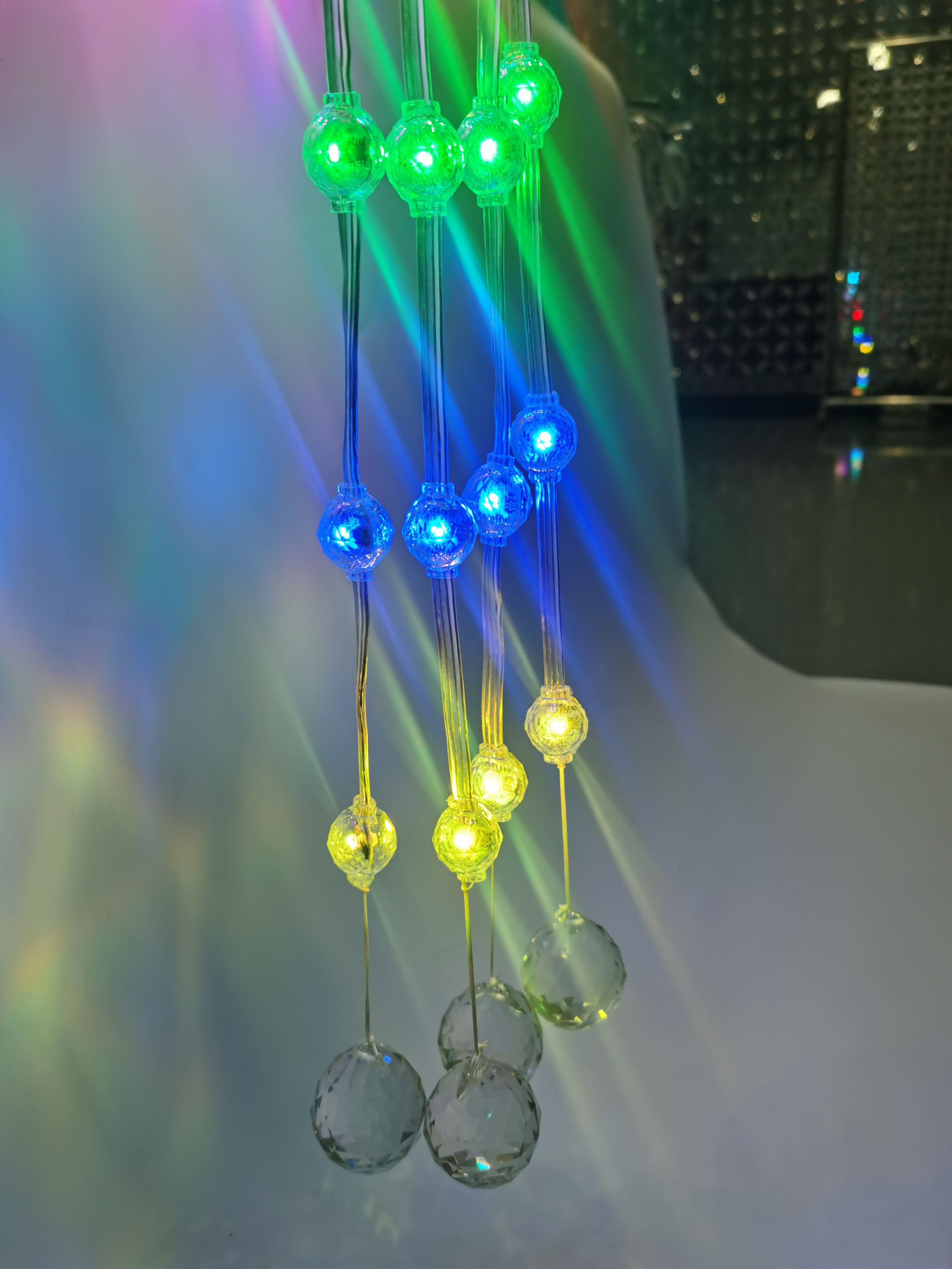 Full Color RGB 3D Pixel LED Crystal Lamp Interactive For Decoration
