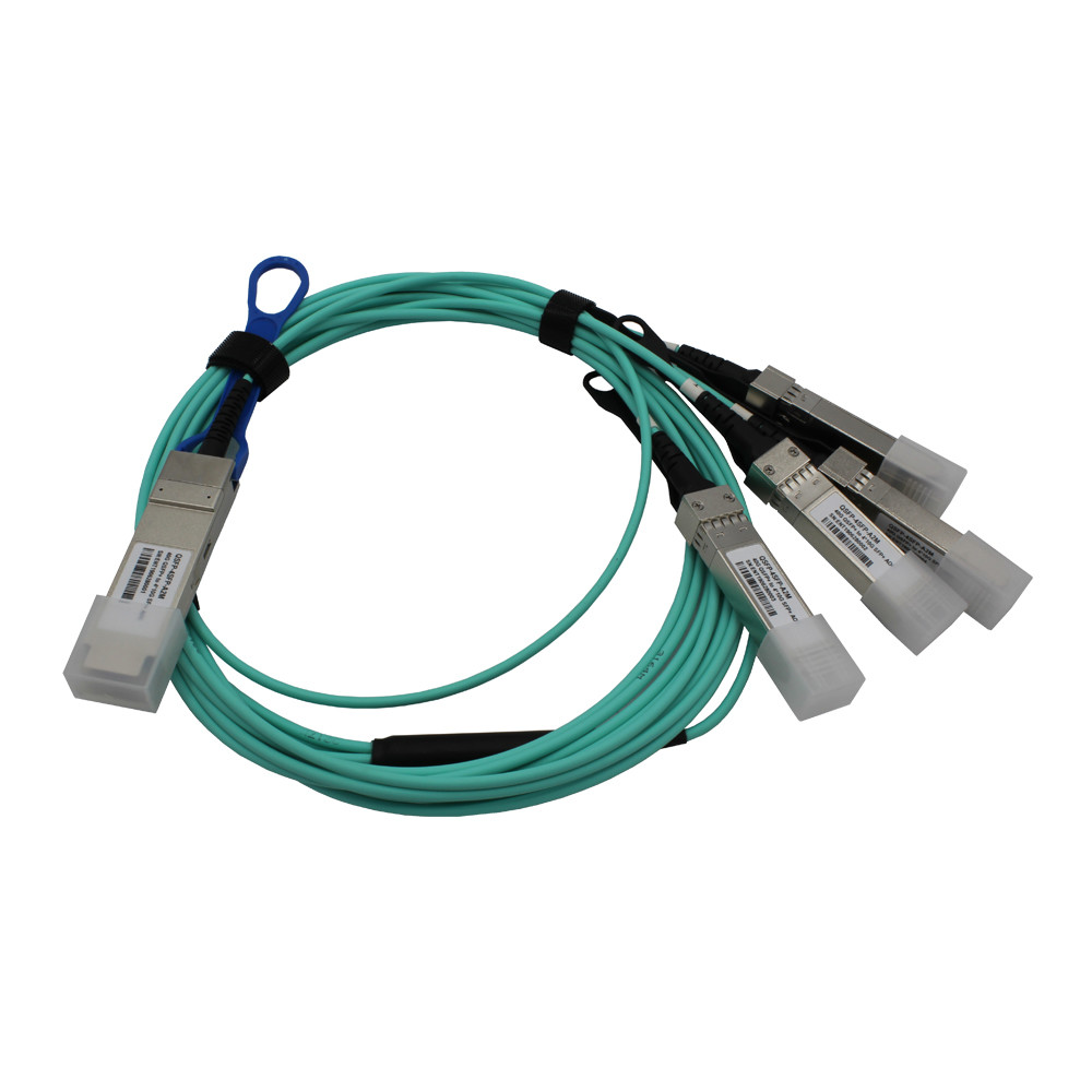 40G QSFP to 4x10G SFP+ 3m 40G QSFP+ to 4x10G SFP+ Active Optical Cable QSFP+ AOC