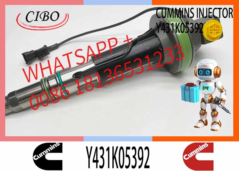 Fuel Injector 2867147 Y431K05392 For Cummins QSK19 QSK38 QSK50 Engine Diesel Engine Spare Parts