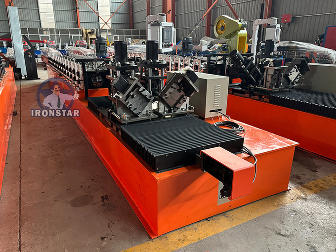 Automatic shadow wall angle 2 in 1 roll forming machine in UAE Angle and U stud 2 in 1 roll forming machine c channel roll forming machine C stud roll