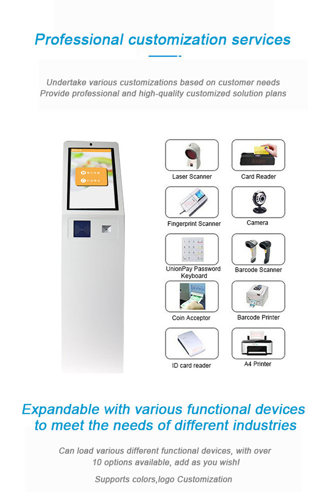 Interactive Self-Service Ordering Kiosk for Retail and Hospitality