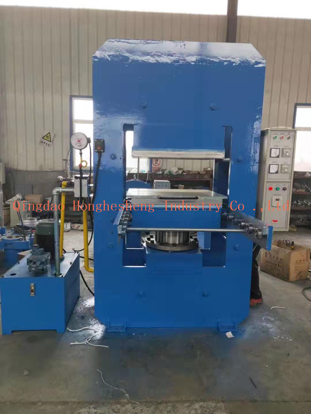 Frame Type Large Platen Rubber Vulcanizer/rubber Curing Press/hydraulic Type Curing Press Of Rubber Product