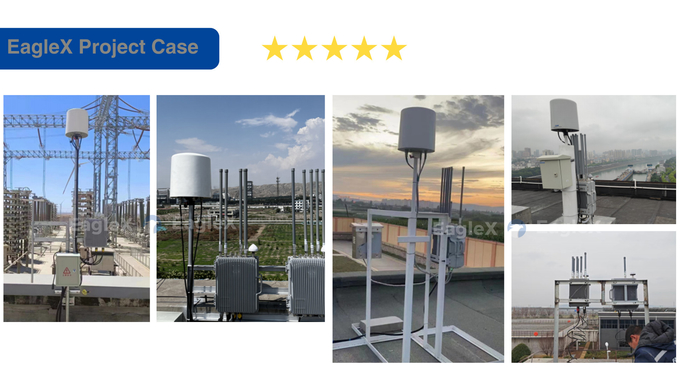 IP66 TDOA Drone Detector Up to 5 km Detection Distance for Pilot Positioning and Passive Black White List Operating