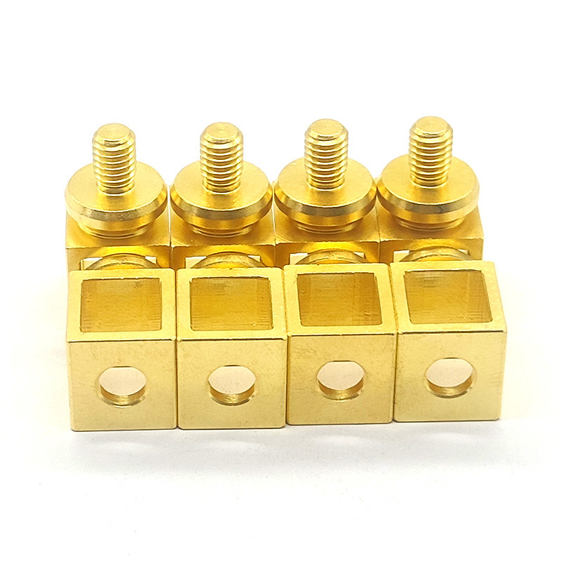 Micro Machining CNC Brass Parts Anodized Brass Precision Turned Components