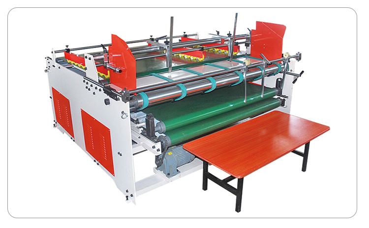 Semi Auto Folder Gluer Machine Press Pasting Corrugated Carton Box Durable
