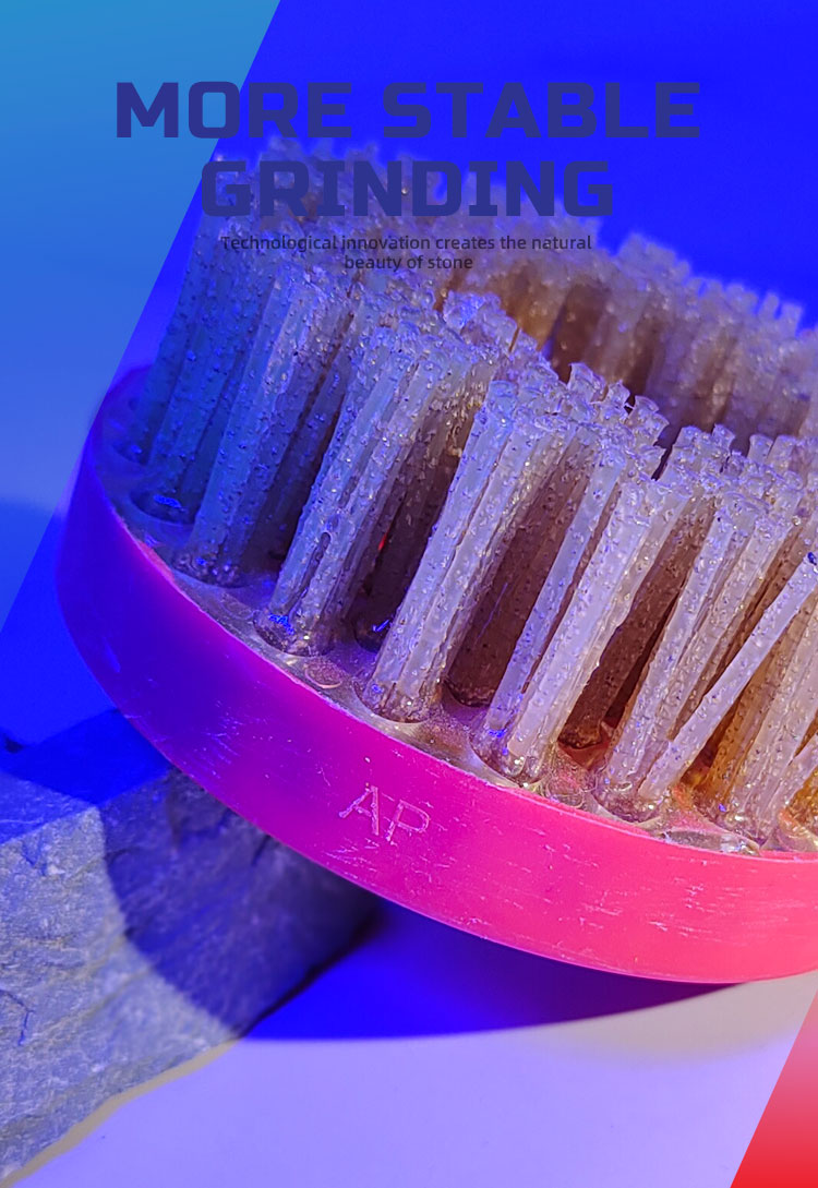 Resin Diamond Diamond Polishing Brushes AP-DBR-FI-03 with Customized Support OEM