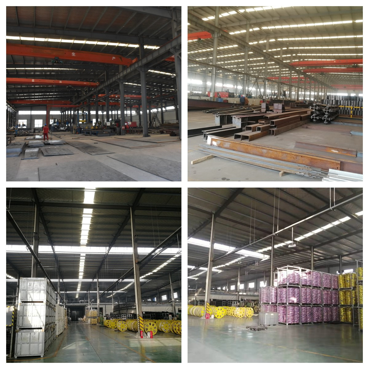 Industrial Prefabricated Light Steel Structure Warehouse Building H Section Construction Produced By China