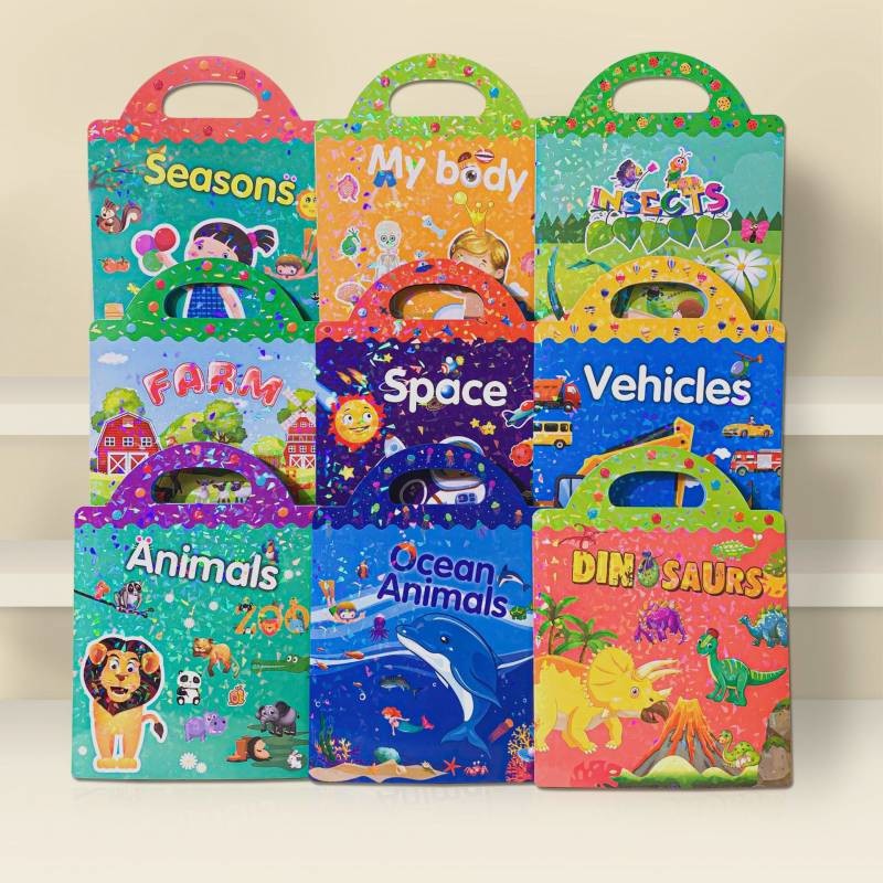 Removable Toddler Sticker Books Educational Learning Toys Children Sticker Book