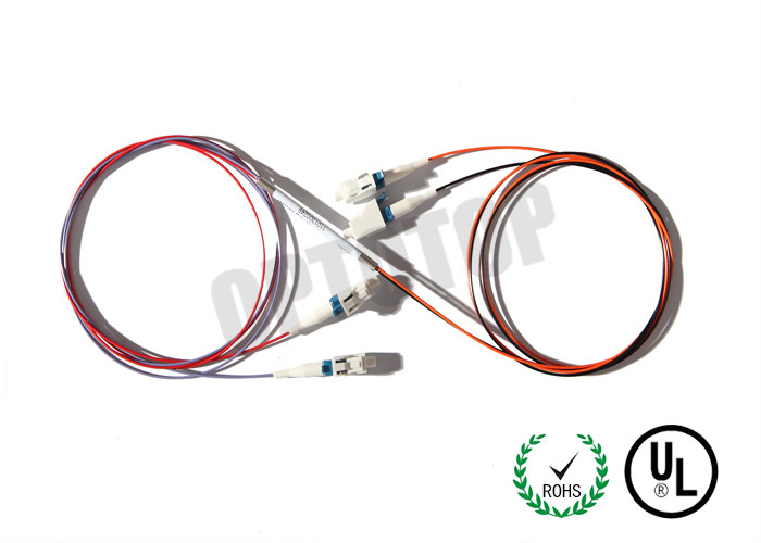 High Stability Dual Window Coupler 2 x 2 50 / 50 With Compact Size , Length Custom
