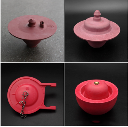 Customizable Toilet Tank Patting Cover Water Stop Valve With 2''And 3'' Sealing Plug