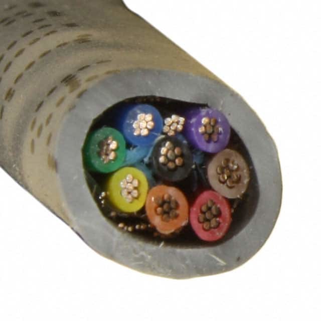 A5108c-100-Nd Alpha Wire Cable 8con 22awg Slate Shld 100'