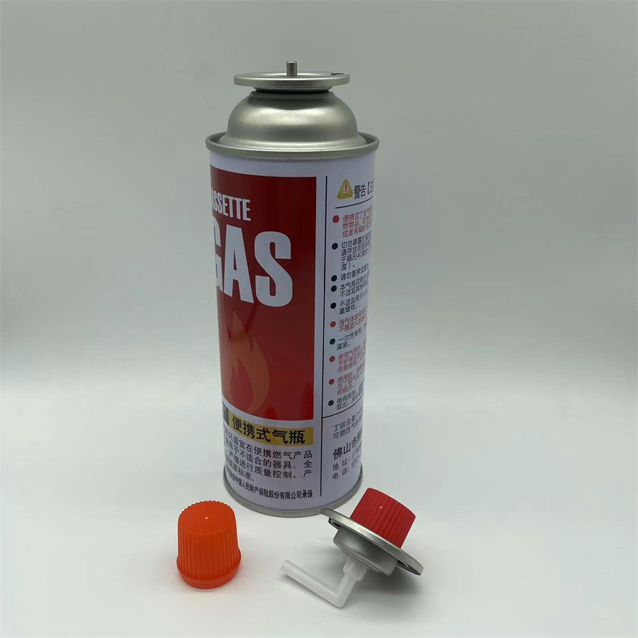 Orange Etc Butane Gas Canister for Lighter Gas and Straight Wall