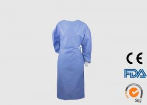China High Protection Performance Disposable Medical Garments With Knitted Cuffs on sale