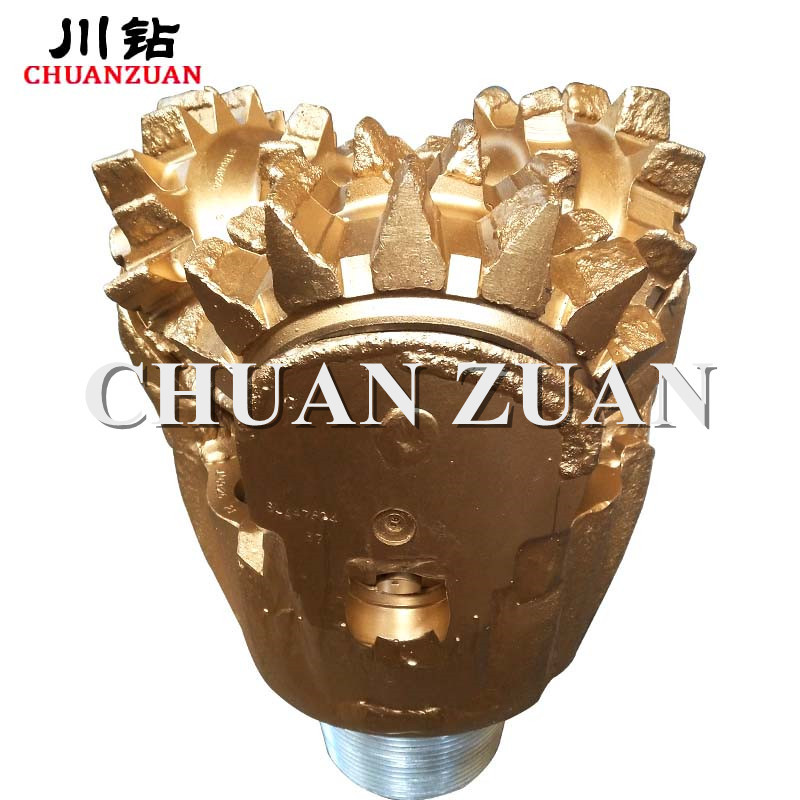 IADC 127 Steel Tooth Rotary Bits , 14 3/4 Inch Tricone Rock Bit For Well Drilling
