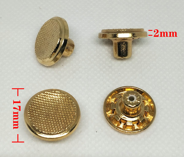Customized metal sewing coat button custom logo metal buttons for Jacket