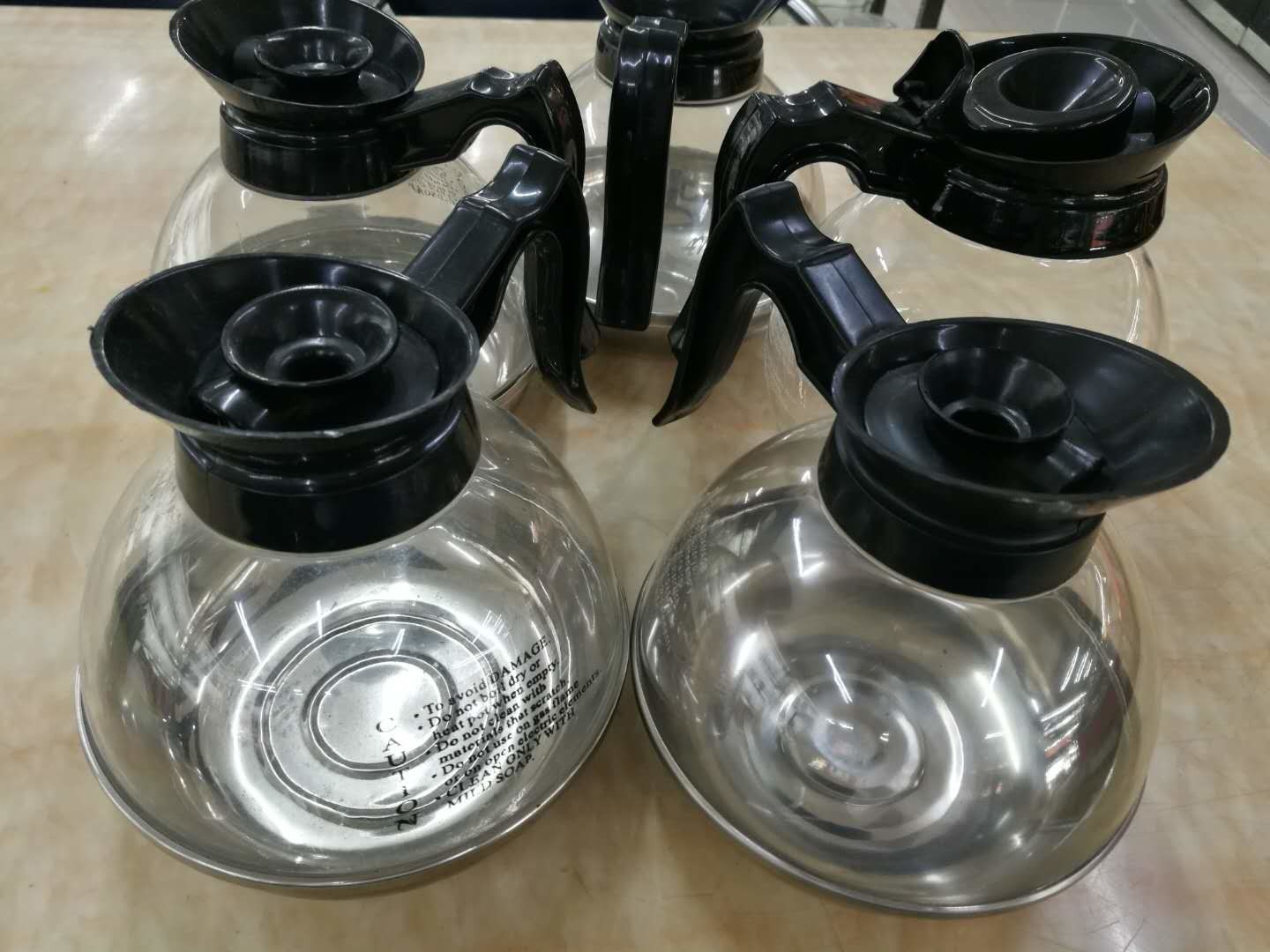 Sunnex Steel Bottom Coffee Decanter Glass Kettle Stainless Steel Cookwares