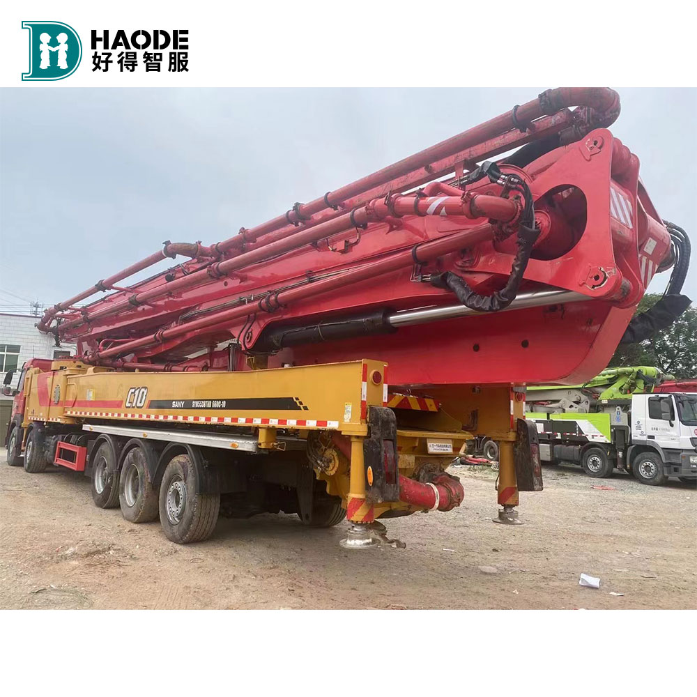 HAODE Sany SYM5538THB 660C-10 66M Diesel Mortar Vehicle Concrete Truck-Mounted Pump Truck