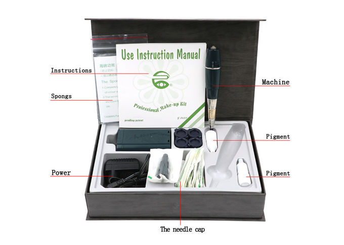 8000rmp Permanent Makeup Tattoo Kit Pastic and Stainless steel Giant Sun G-8650