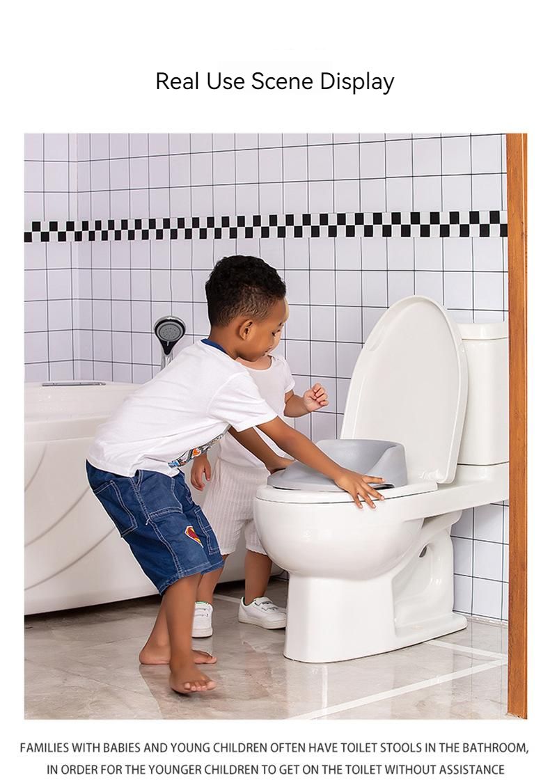 Durable Solid Pattern Portable Baby Toilet Seat For Easy Cleaning