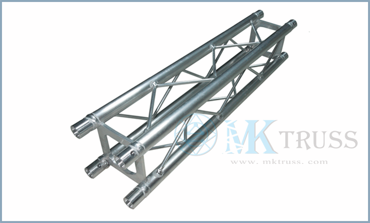 20*2mm Main Tube Square MK 100 mm Small Stage Lighting Truss for Live Performances