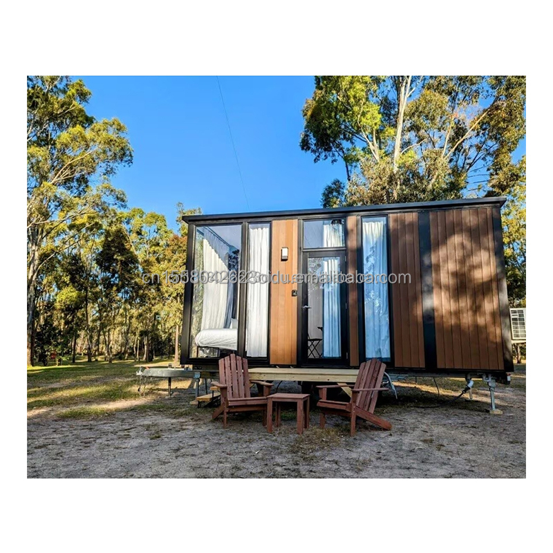 20ft Modern Luxury Prefab House Steel Sandwich Panel Modified Shipping Container for Outdoor Garden Living Alternative
