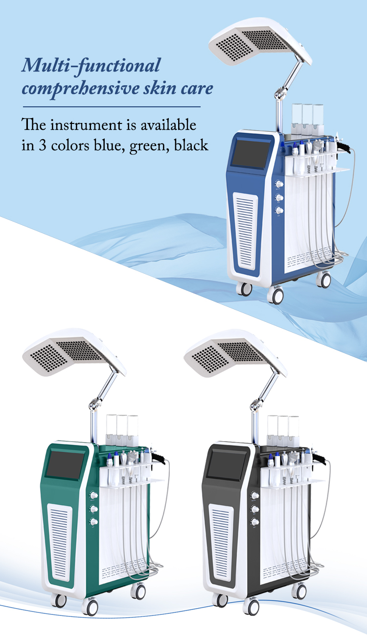 800W 240V Beauty Therapy Machine 9 In 1 Micro Dermabrasion Facial Deep Cleaning