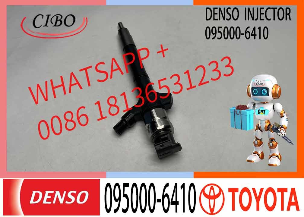 Denso Common Rail 095000-6410 Diesel Fuel Injector 095000 6410 For Toyota 23670-0R030 Hilux D4D 2KD-FTV Engine