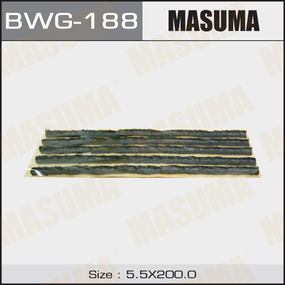 BWG-188 MASUMA Auto radial tire repair patch for ACM20L 1AZFE Car repair shop URJ201L