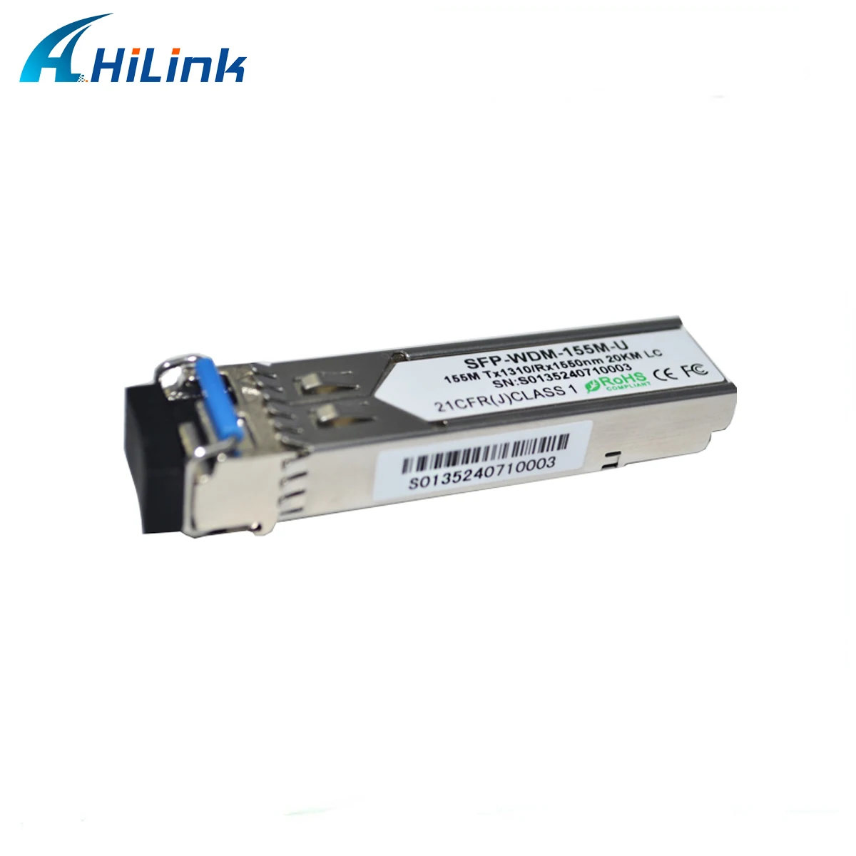 155M BIDI 20KM 1310/1550nm LC/SC 1000Base-BX SFP Optical Modules Transceiver