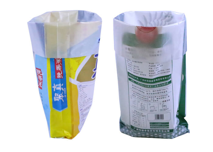 Breathable Animal Feed Packaging Bags / Sacks , Poly Woven Bags Non toxic