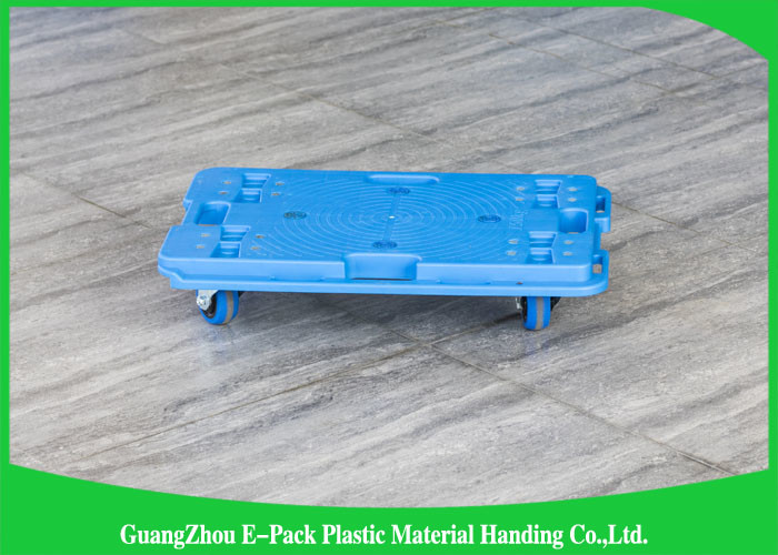 150KG 4 Wheel Cart Dolly For Plastic Crate , Recyclable Heavy Duty Moving Dolly
