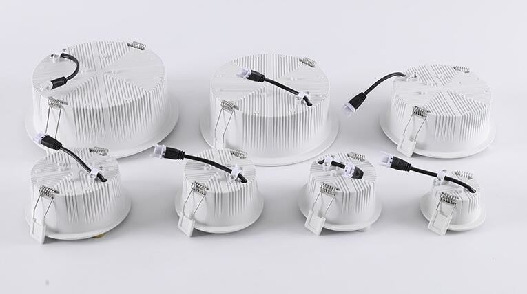 2.5 inch led ceiling lamps 120 degree 7Watt spotlights adjustable led recessed downlight