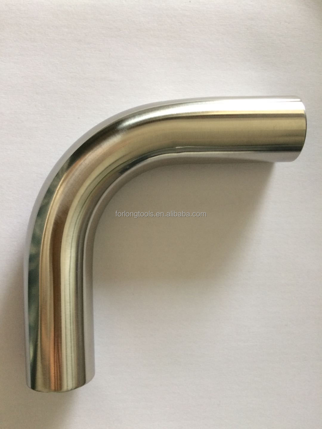 Welding Connection 25mm*1.5mm 90 Degree Elbow Exhaust Pipe made of Stainless Steel 304 Material for Industrial