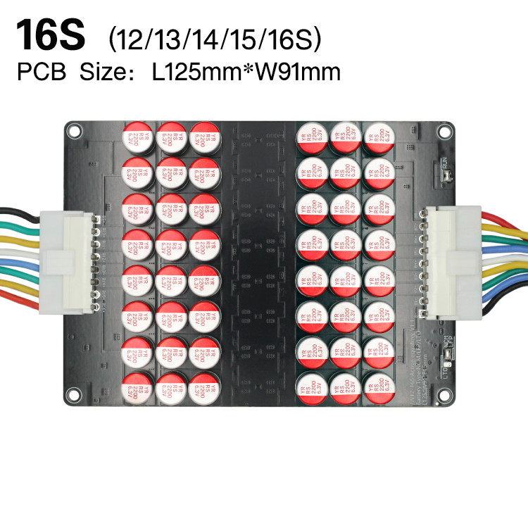 7S 8S 12S 13S 14S 15S 16S 5A Active Balancer BMS Board For Emergency Power Supply