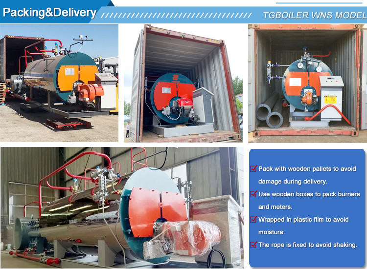 Gas Fired Steam Boiler Superior 2 Ton / Hour High Efficiency