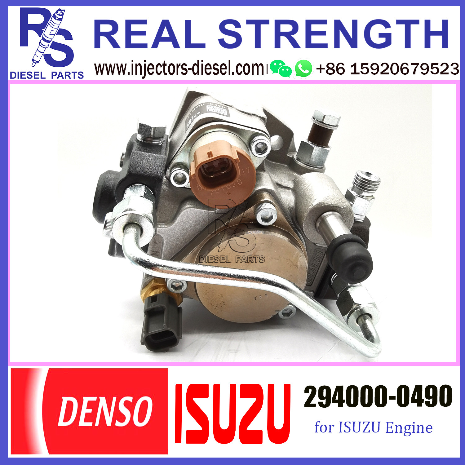 DENSO Common Rail Fuel Injection Pump 294000-0490 294000-0491 For ISUZU 4JJ1 8-97381555-0 8-97381555-1