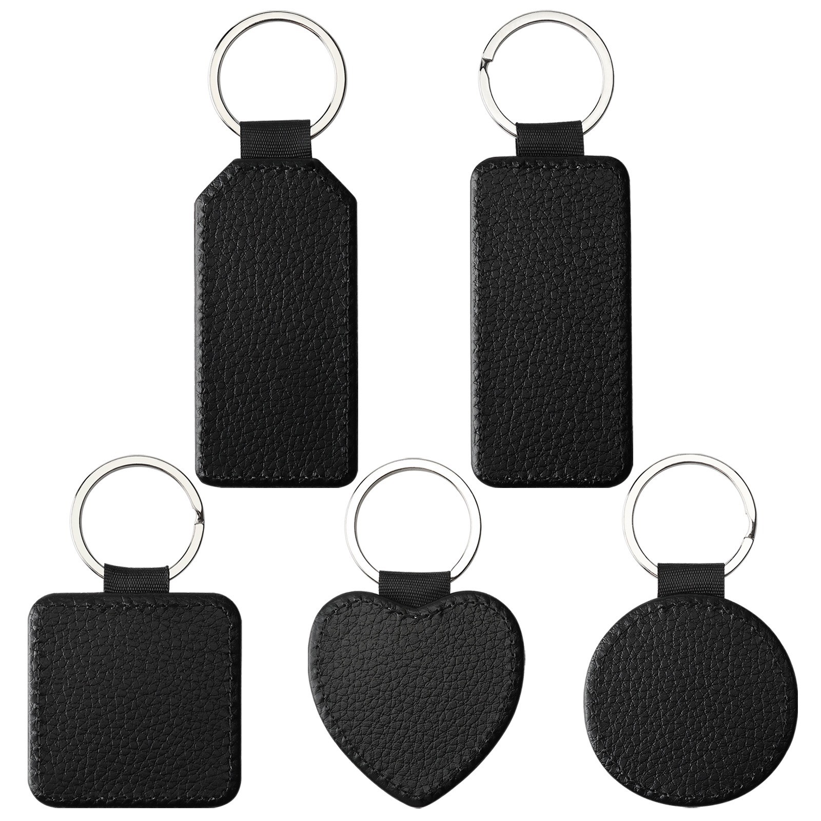 Printable Sublimation Leather Keychain Blanks With DIY Printing