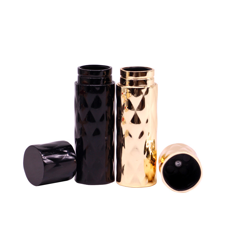 Cylindrical Golden Customized Perfume Bottle Tops For 10ml Bottle
