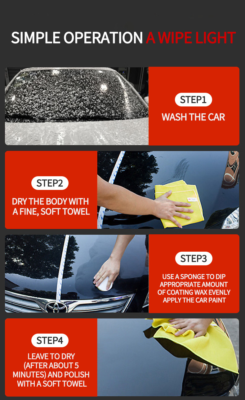 Eco Friendly Vehicle'S Metallic Grey Car Polish Waxes And Sealants Fast Drying