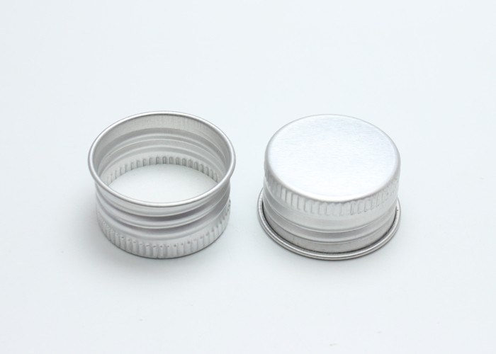Customized Color Aluminium Screw Caps 24mm Round Shape For Threaded Bottles