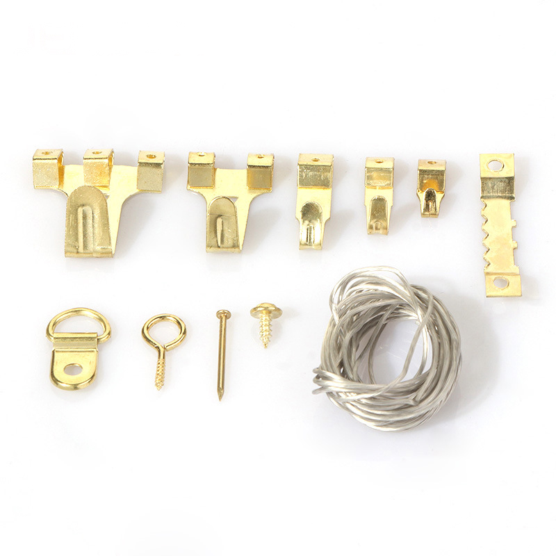 Sheet Metal Stamping Steel Small Sawtooth Nailess Silver Hardware Kit For Wood Frame