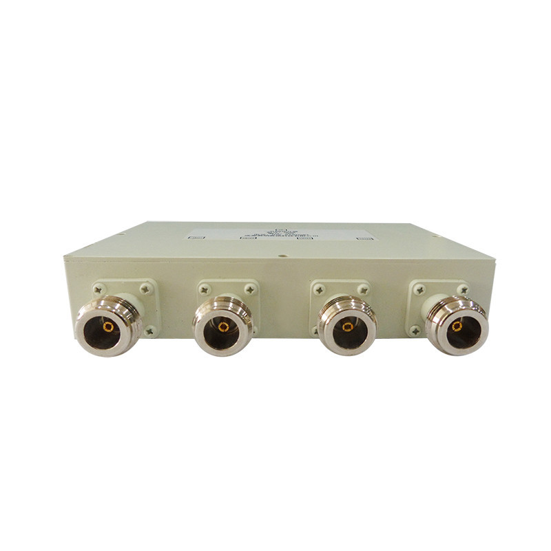 0.3-18ghz 4 Way Power Divider , Rf Power Splitter Combiner Low Vswr