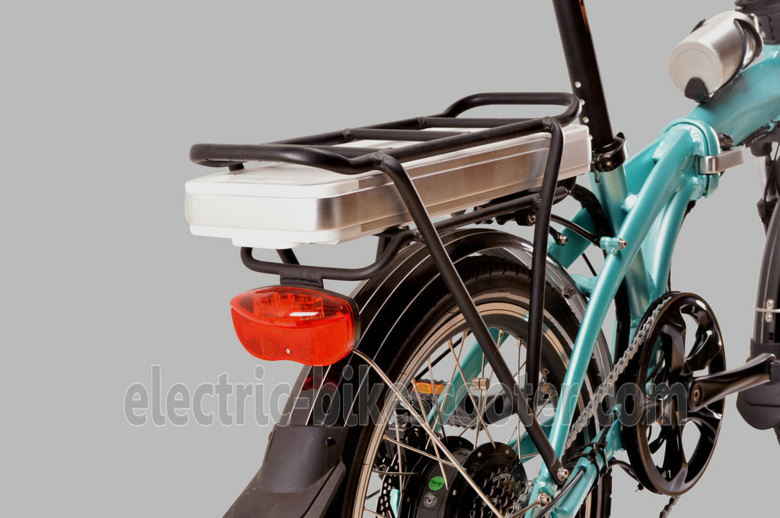 32km/h Electric Folding Bike , Electric Folding Bicycle With Pedal Assist System