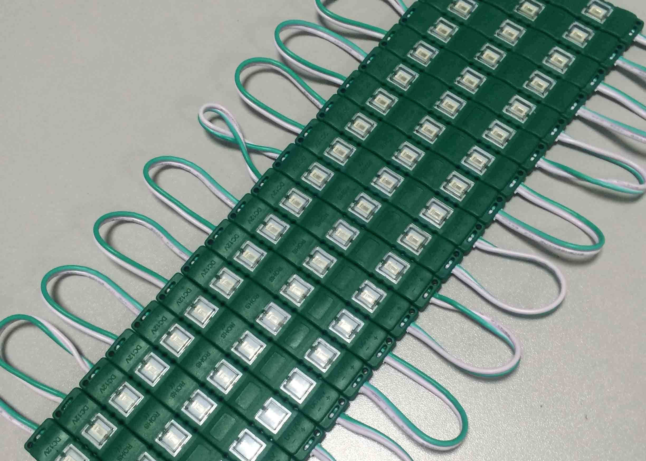 SMD LED Module High Brightness Strong Adhesive Back Tape Module 3 LEDs Per Module for Commercial Sign